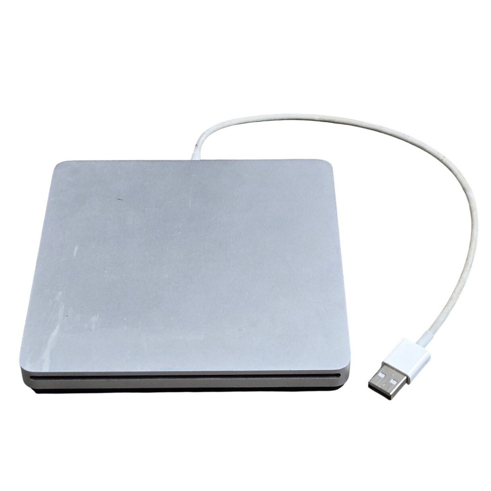 Apple USB SuperDrive A1379 External DVD/CD Driver Silver Touchpad